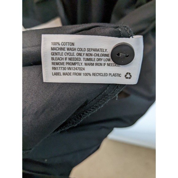 NWT Women's Prologue Black Puff Long Sleeve Shirt dress  XL - Picture 10 of 12